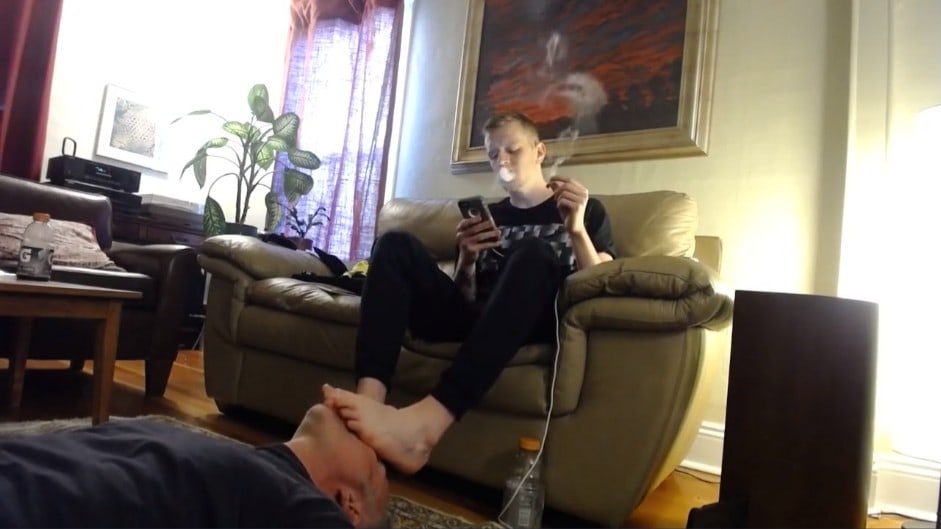 Under his Dominant’s Macho Feet