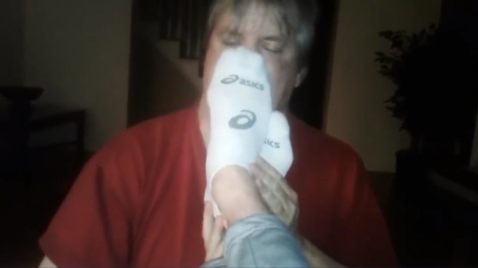 Worshiping Dirty white Ankle Socks