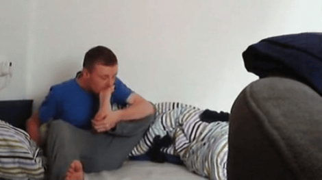 Barefoot Jerking Off