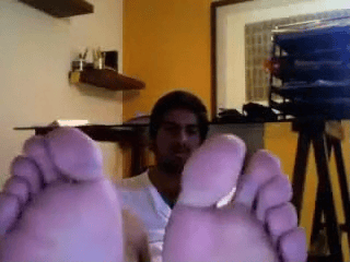 Str8 Guys Feet On Webcam #301